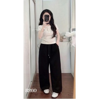 Quần Nỉ Ống Đứng ELEGANTE Siêu Tôn Dáng, Không Nhăn Không Bai Không Phai Không Xù 80.405