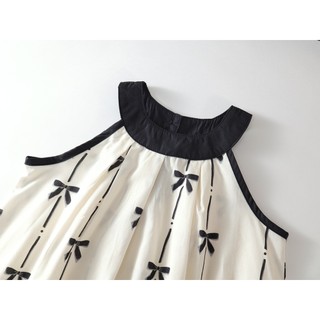 Bộ Đồ Bé Gái, Set Bộ Yếm Đi Biển Áo Yếm Phối Quần Ống Rộng Cho Bé Gái Chất Cotton Thoáng Mát