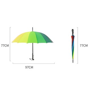 Dù 7 màu 14 nan cao cấp bền ,đẹp và chắc chắn che mưa nắng mang phong cách thời trang Hàn Quốc.
