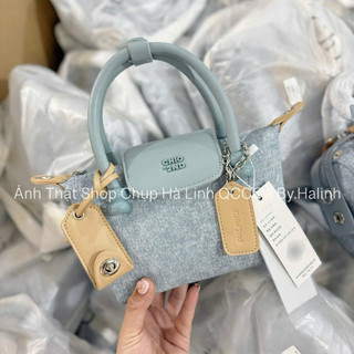 CHIO2ND - Túi Đeo Chéo Chio Denim Dáng Quai Xách