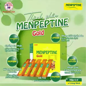 Men tiêu hóa MENPEPTINE GOLD Giúp bổ sung enzyme tiêu hóa cho cơ thể, tăng Cường tiêu hóa, cải thiện đầy bụng, khó tiêu