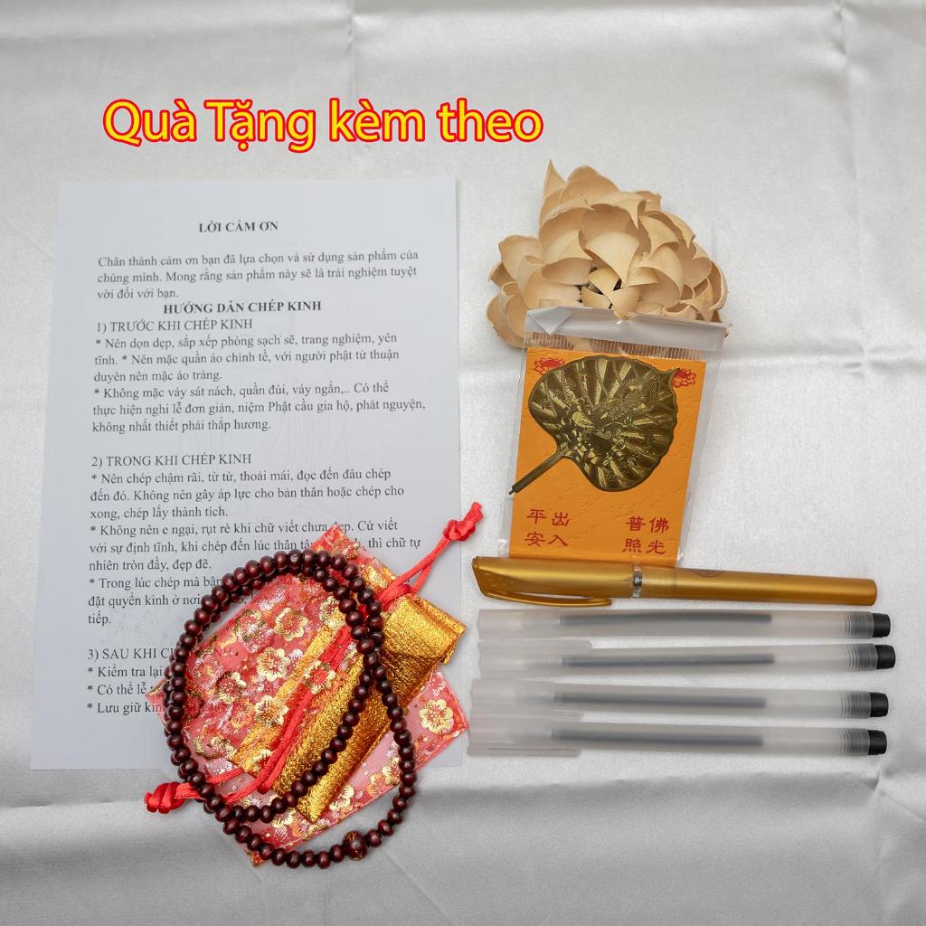 Sách-Combo 6 cuốn sổ chép Kinh in mờ+quà tặng 6 món -Tuệ Minh