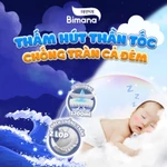 [4B] - [TẶNG XE ĐẨY GẤP GỌN/ NỒI VÂN ĐÁ] - Tã Bỉm Dán Quần BIMANA HÀN QUỐC mỏng thoáng, thấm hút vượt trội đủ size — ảnh 3