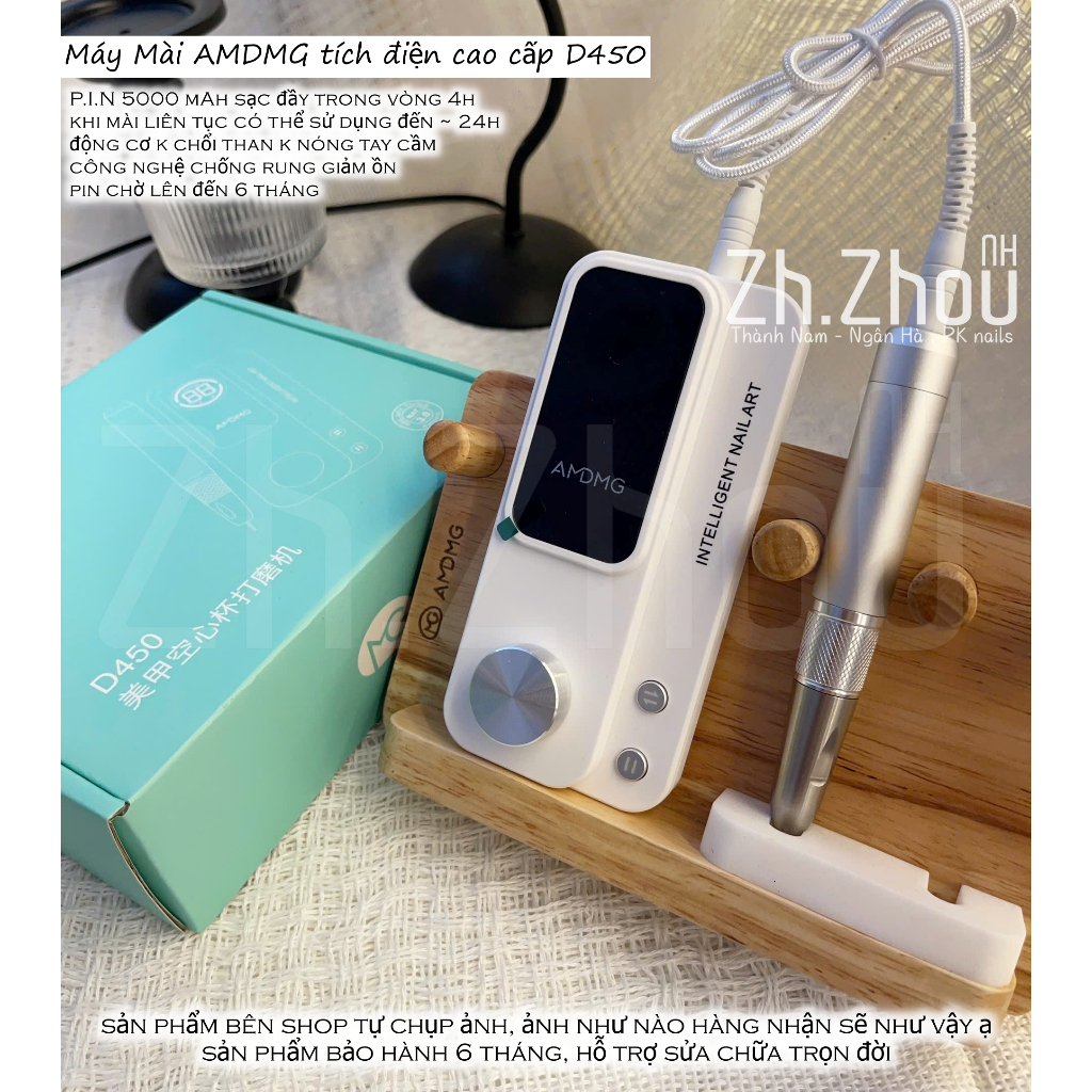 Máy mài móng tích điện AMDMG D450, máy mài tích điện amdmg D460  ,máy mài amdmgD340 chính hãng