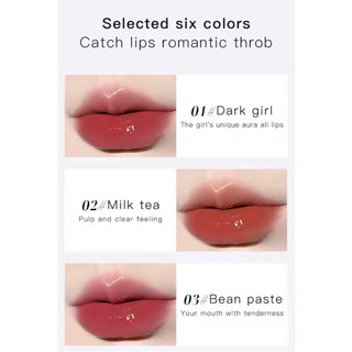 Son Lì Kem Bóng Ice Cube Velvet Lip Glaze matte Mềm Môi Căng Mọng Lâu Trôi