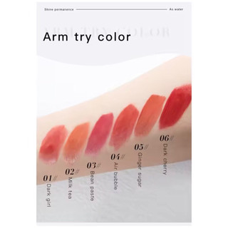 Son Lì Kem Bóng Ice Cube Velvet Lip Glaze matte Mềm Môi Căng Mọng Lâu Trôi