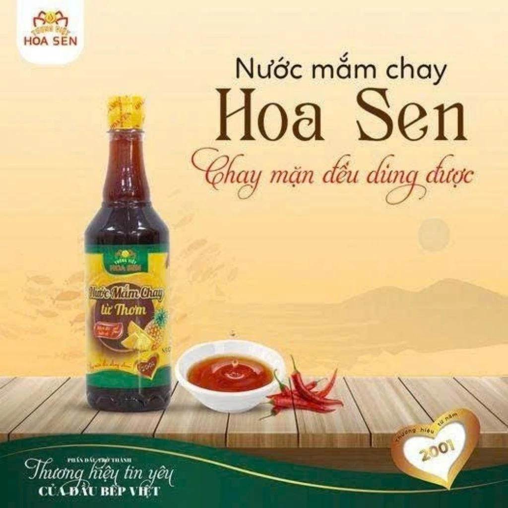 Nước mắm chay 500ml - Tương Việt hoa sen
