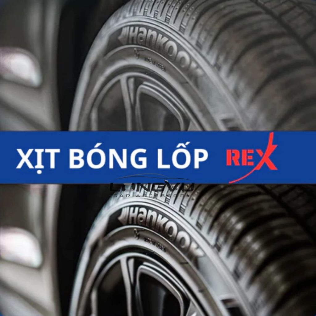 Chai xịt bảo dưỡng và phủ bóng lốp REX TD610 500ml  chống lão hoá và phục hồi màu đen lốp