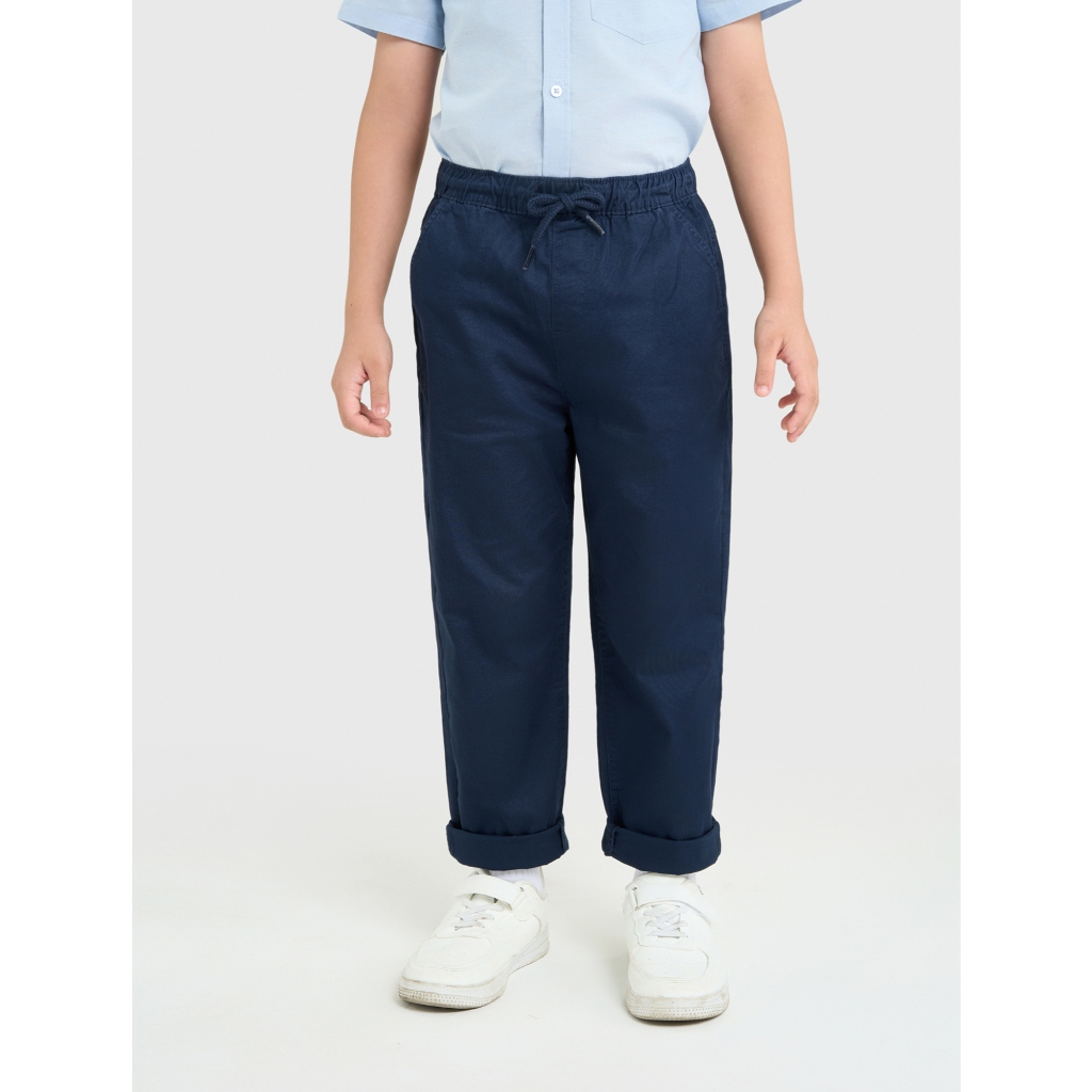 Quần khaki bé trai CANIFA ống rộng suông dáng basic 2BK25A001