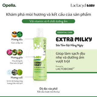 Bộ Dung Dịch Vệ Sinh Phụ Nữ Lactacyd Soft & Silky Dưỡng Ẩm 250ml + Sữa Tắm Gội Trẻ em Lactacyd Milky 5