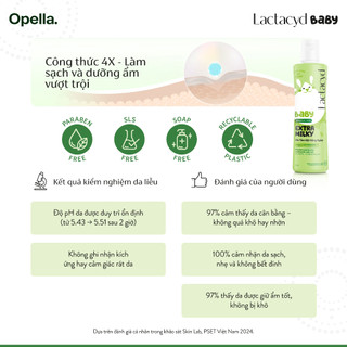 Bộ Dung Dịch Vệ Sinh Phụ Nữ Lactacyd Soft & Silky Dưỡng Ẩm 250ml + Sữa Tắm Gội Trẻ em Lactacyd Milky 5