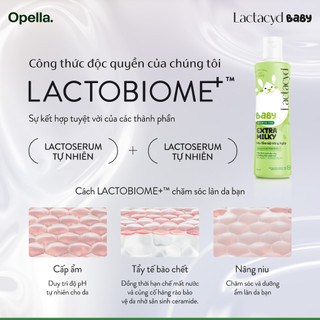 Bộ 5 chai Sữa Tắm Gội Trẻ Em Lactacyd Baby Extra Milky Làm Sạch Dịu Nhẹ và Dưỡng Ẩm Vượt Trội 500ml/chai