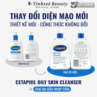 [MỚI] Sữa rửa mặt dịu lành cho da dầu nhạy cảm CETAPHIL OILY SKIN CLEANSER 473ML