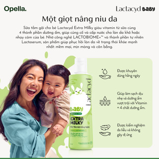 Bộ Dung Dịch Vệ Sinh Phụ Nữ Lactacyd Soft & Silky Dưỡng Ẩm 250ml + Sữa Tắm Gội Trẻ em Lactacyd Milky 5