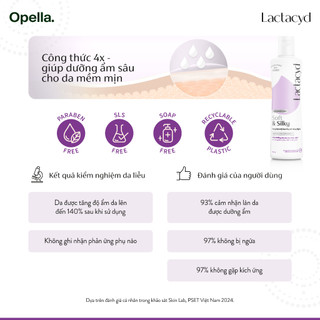 Dung Dịch Vệ Sinh Phụ nữ Lactacyd Soft & Silky Dưỡng Ẩm 150ml