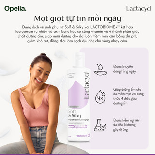 Dung Dịch Vệ Sinh Phụ nữ Lactacyd Soft & Silky Dưỡng Ẩm 150ml