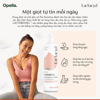 Dung Dịch Vệ Sinh Phụ nữ Lactacyd Pro Sensitive Cho Da Nhạy Cảm 250ml