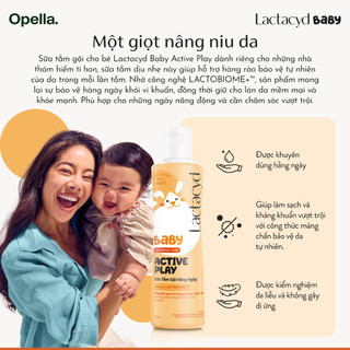 Bộ 2 chai Sữa Tắm Gội Trẻ Em Lactacyd Baby Active Play, Giúp Đề Kháng Da Và Bảo Vệ Bé Khỏi Vi Khuẩn 250ml/chai