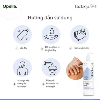 Sữa tắm Lactacyd Healthy Bright làm đều màu da, mang lại làn da sáng khỏe, rạng rỡ và tự tin