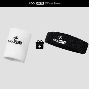 Set quà tặng Băng tay Wirstband + headband thể thao mềm mại, thấm hút - Coolmate