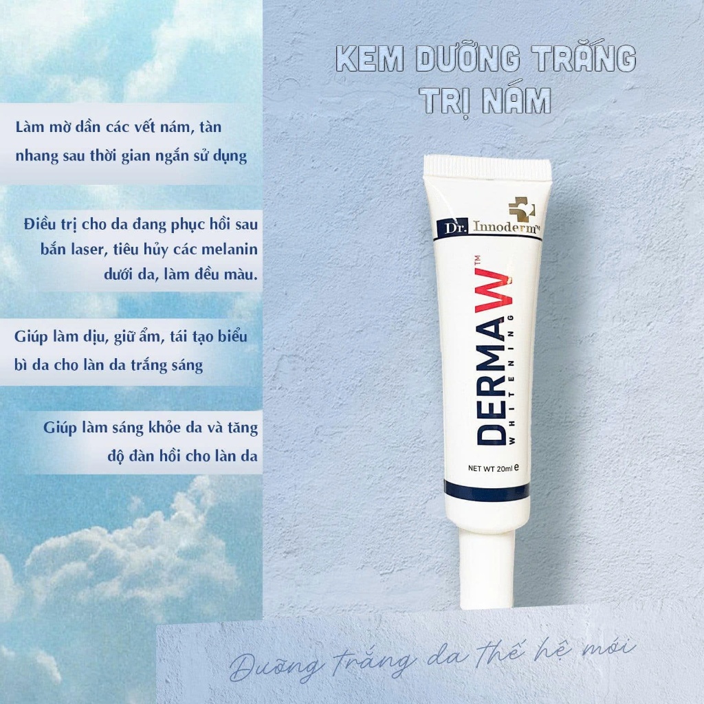 [Dr.Innoderm]_Kem Làm Trắng Sáng Da_Derma W Dr.Innoderm_Sản phẩm chính hãng_Xuất VAT 100%