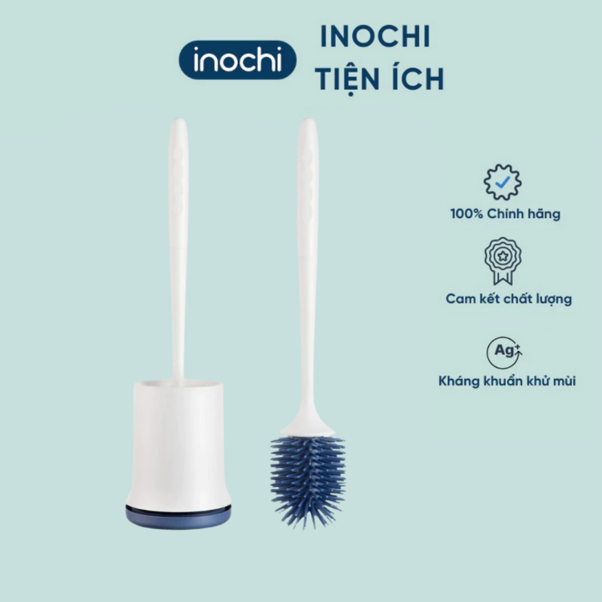 Chổi cọ toilet đầu silicon Kirei - CHÍNH HÃNG INOCHI