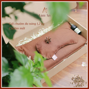 Set Túi Chườm Thảo Dược Dưỡng Sinh, Chườm Vai Gáy Lưng và Túi Chườm Mắt
