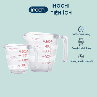 Cốc đong chia vạch INOCHI size 200ml và 500ml chịu nhiệt độ cao, đa năng, tiện lợi
