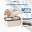 Nồi cơm điện 2 ngăn ZEMKON CFB-50WS1 Lòng nồi Gốm Ceramic CAO CẤP, dung tích 5L, điều khiển cảm ứng, tặng xứng hấp inox