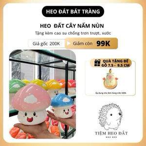 HEO ĐẤT NẤM MÂY NHIỀU MÀU DỄ THƯƠNG – TIẾT KIỆM & TRANG TRÍ ĐÁNG YÊU CHO MỌI NHÀ