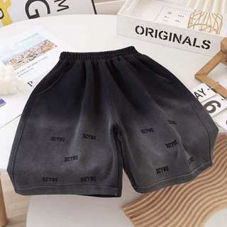 Quần thun lửng bé trai size đại – chất co giãn thoáng mát, mặc hè cực thích big size 35–60kg – form rộng dễ vận động