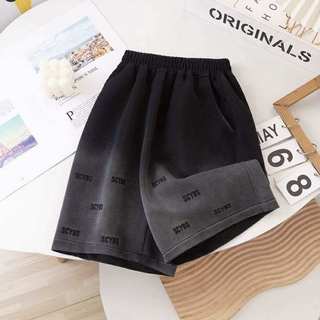 Quần thun lửng bé trai size đại – chất co giãn thoáng mát, mặc hè cực thích big size 35–60kg – form rộng dễ vận động