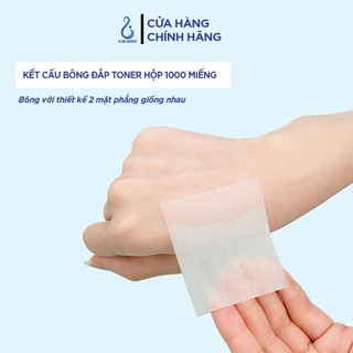 Bông đắp toner lotion mask Likado 1000 miếng cotton mềm (1 hộp)