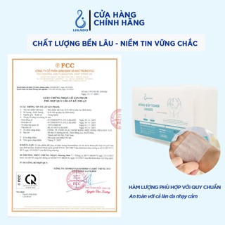 Bông đắp toner lotion mask Likado 1000 miếng cotton mềm (1 hộp)