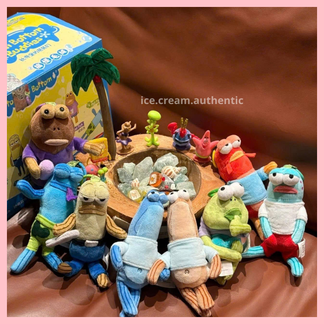 [Hỏa tốc HCM] POP MART Bikini Bottom Buddies Whimsical Plush Series