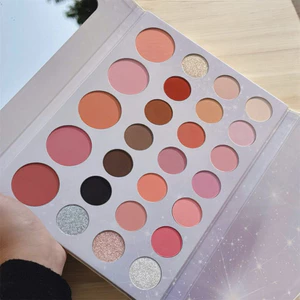 Bảng mắt Luminous Elegance Palette MC mới– Bảng Phấn Trang Điểm 24 Ô Đa Năng- Mắt, Má, Highlight