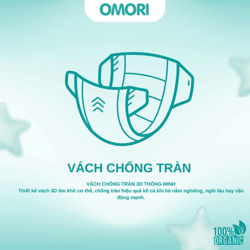 COMBO 2 Tã/ Bỉm Quần OMORI OMORI BALANCE, Thoáng Khí M50/L46/XL42/XXL40/XXXL38 Cho Bé Từ 6 - 20kg
