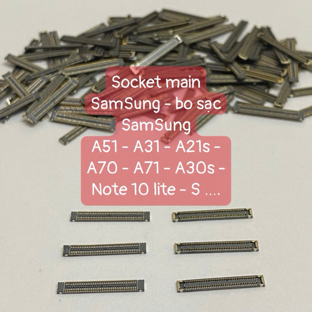 Combo 10c Socket main Samsung - bo sạc SamSung A51 - A31 - A21s - A70 ...