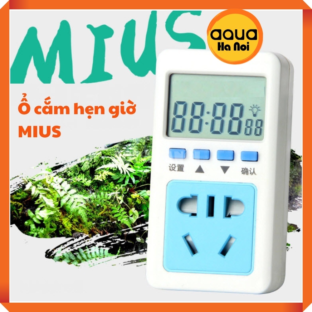 Ổ cắm hẹn giờ điện tử Mius, timer hẹn giờ Mius bật tắt tự động thiết bị ...