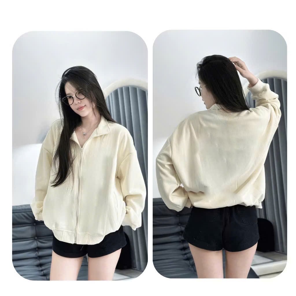 Áo khoác nỉ thu đông thời trang unisex nam nữ dày dặn mềm mịn Halley M35