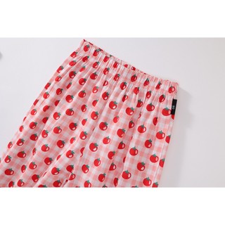 Đồ Bộ Bé Gái, Sét Đồ Bé Gái Váy 2 Dây Kèm Quần Ống Bo Họa Tiết Cherry Dễ Thương Chất Liệu Cotton Mềm