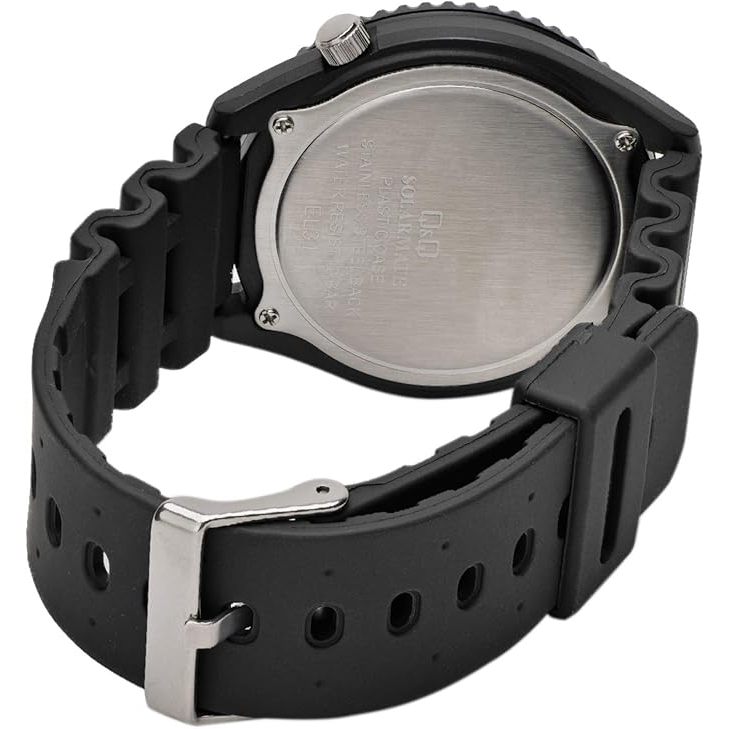 Đồng Hồ Nam Q&Q Men's Analog Solar - Chống Nước 10ATM Dây Đeo Nylon Nhiều Màu
