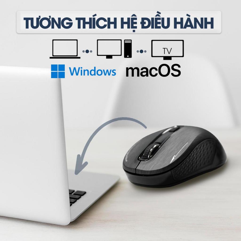 [SIÊU DEAL] Chuột Không Dây ZADEZ M-325B Cảm Biến PixArt, Độ Phân Giải 1.600 DPI