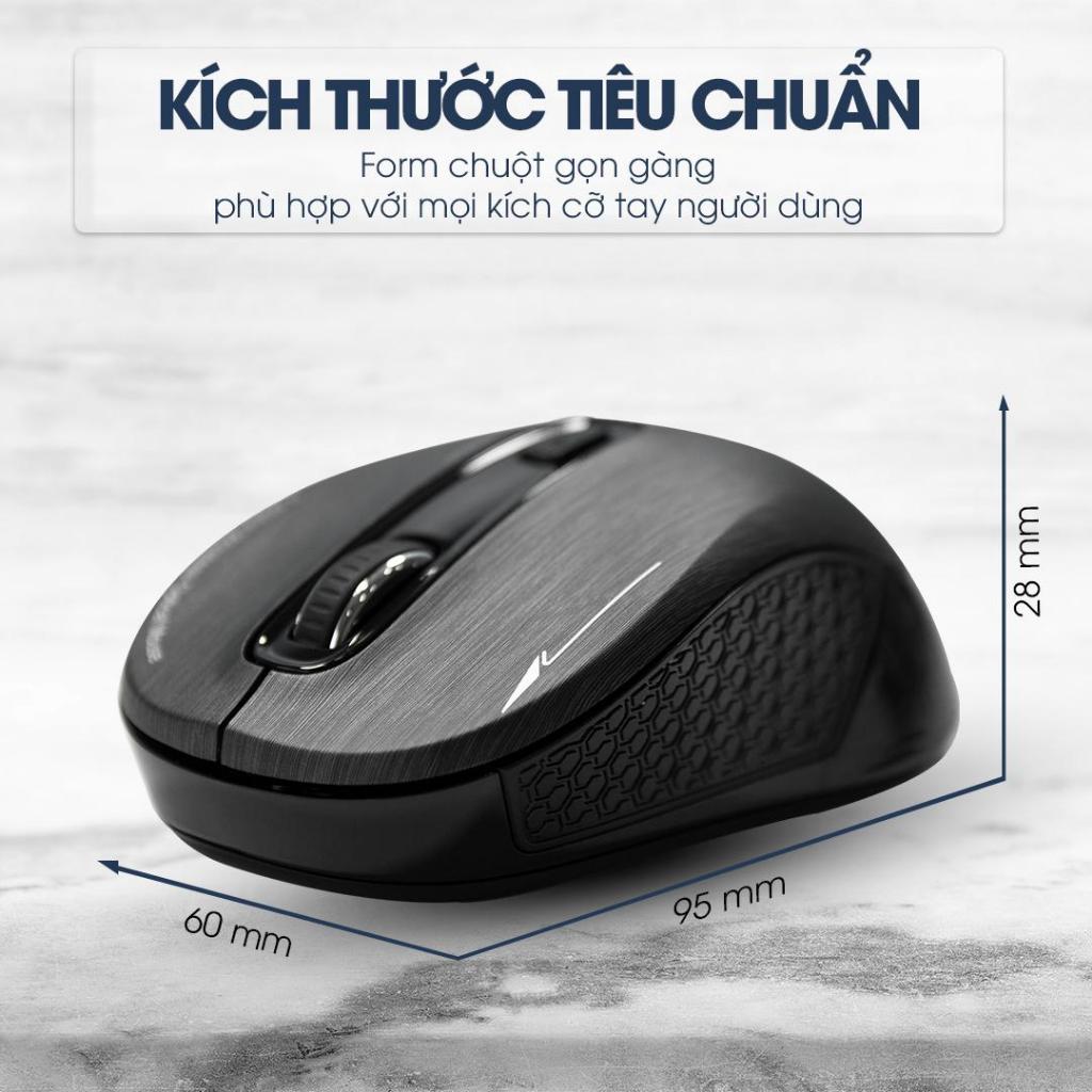 [SIÊU DEAL] Chuột Không Dây ZADEZ M-325B Cảm Biến PixArt, Độ Phân Giải 1.600 DPI