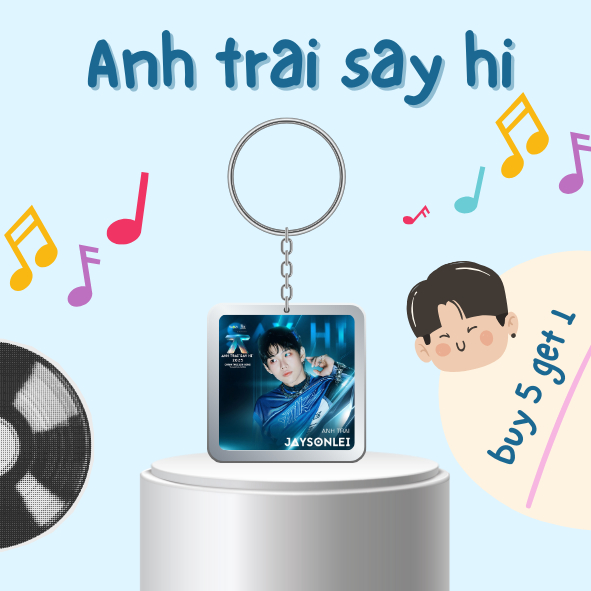 [Mua 5 tặng 1] Móc khoá nhựa/Keyring chương trình Anh trai say Hi 2025 30 anh trai (Đọc mô tả để biết thêm thông tin)
