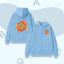 Áo Khoác Cotton Dày Dặn Cho Bé – Hình CapyBara Ngủ Trên Lá Cam, Mềm Mịn, Có Túi Bên Trong (M 288)