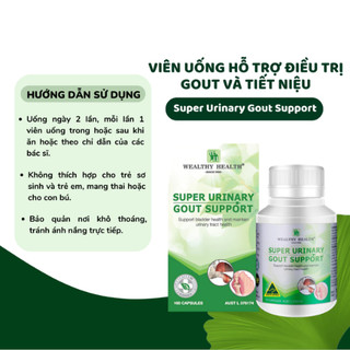 Viên Uống Hỗ Trợ Giảm Acid Uric, Tốt Cho Người Bị Gout Và Tiết Niệu – Nhập Khẩu Từ Úc (100 Viên)