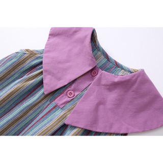 Váy Cho Bé Gái, Váy Cho Bé Dáng Suông Phong Cách Tiểu Thư Chất Liệu Cotton Mềm Mại