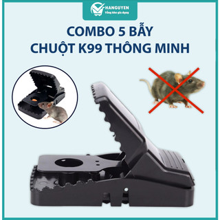Combo 5 bẫy bắt chuột K99 thông minh dễ sử dụng hiệu quả cao không độc hại
