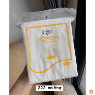 Combo 5 túi bông tẩy trang 3 lớp cotton Lameila 222 miếng chính hãng mẫu mới #A72